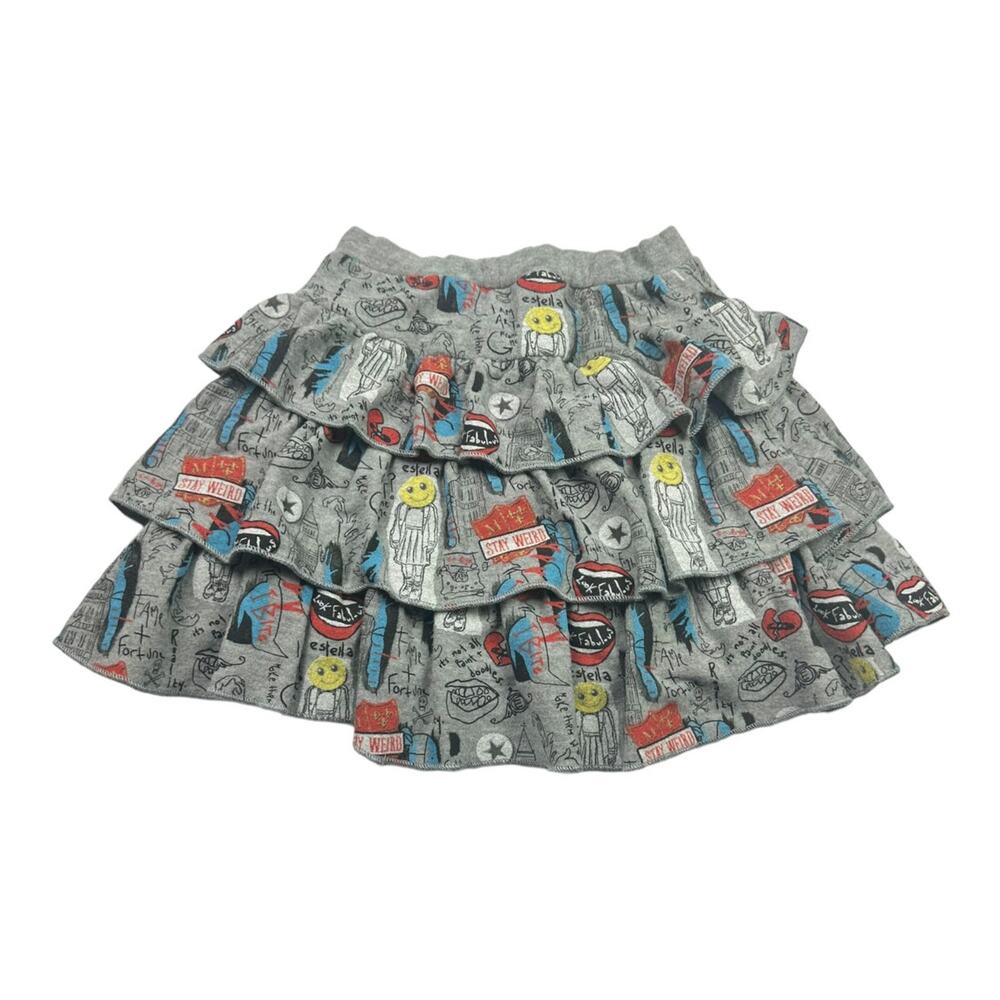 Chaser & Disney Cruella Little Girls Ruffles Skirt - Picture 2 of 6